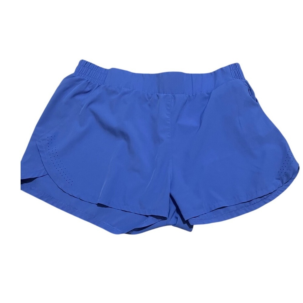 ASICS Women Blue Athletic Shorts Lightweight Breathable Running Gym Size S